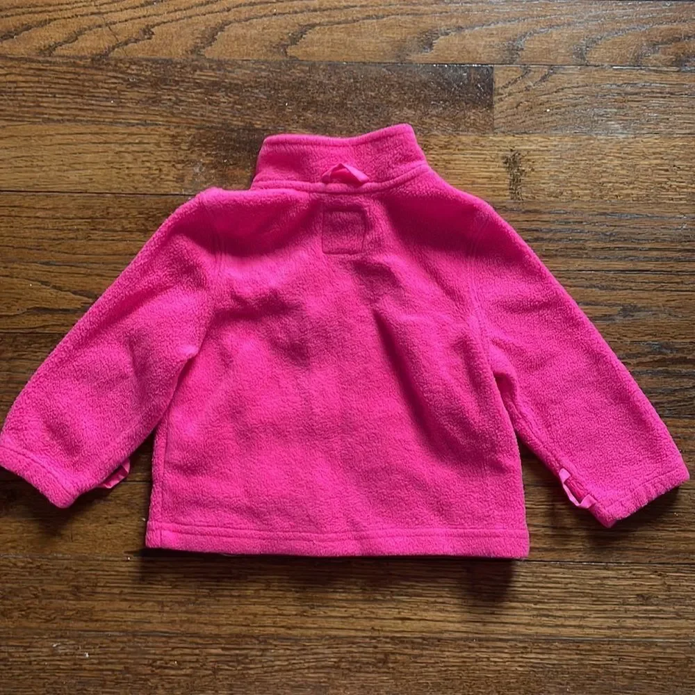 The Children’s Place Neon Pink Zip Up Fleece